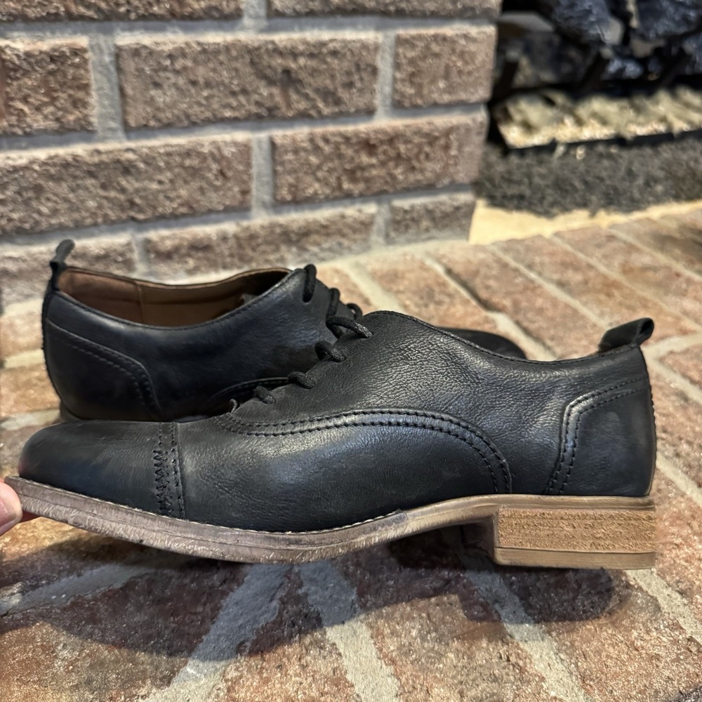 Josef Seibel Sienna 85 Oxford Casual Shoe Womens 7-7.5 EU 38 Black Leather #240 - Picture 8 of 16